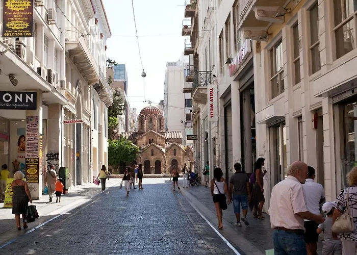 Acropolis Of Athens From Ermou Str Appartement, Griekenland