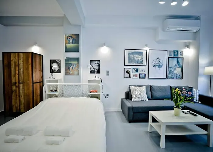 The Old Tailor Factory White Room Athens, Greece