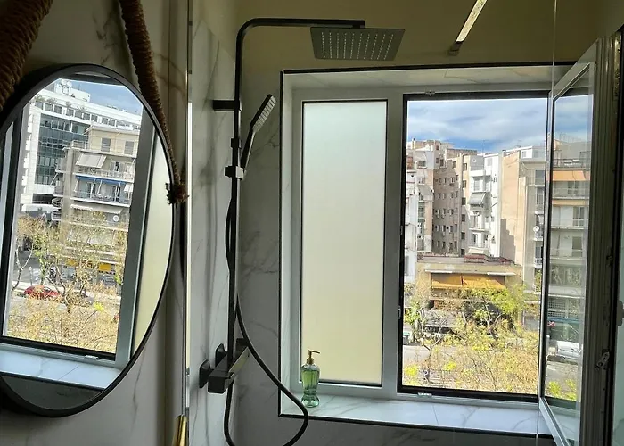 Modern Cityview Flat - 1 Min To Metro - Walk To Acropolis Atene, Grecia