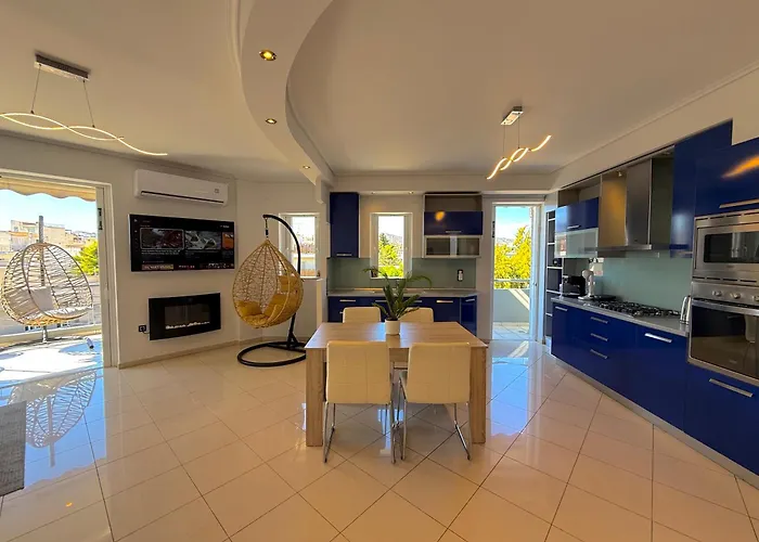 Luxury 3 Bedrooms Top Floor Villa 150Sqm With 2 Private Jacuzzi Hydromassage & Underground Parking Αθήνα, Ελλάδα