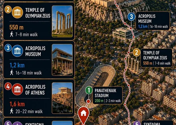 Panathenaic Stadium & Mets & Pangrati Skyline Studio & Athens View Lycabettus, Ελλάδα