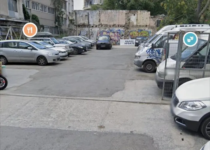 Triple A - Graffiti Homage In Psirri Square - Free Parking!
